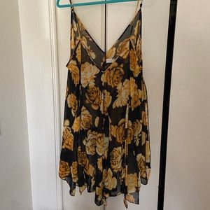 Free People Floral Slip Dress